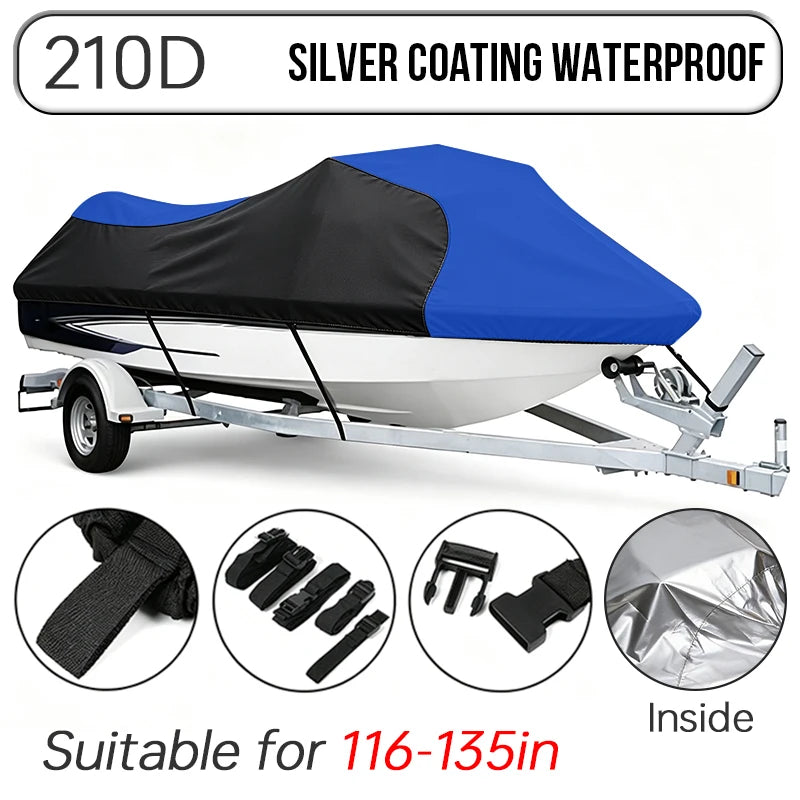 Housse jet ski compatible avec Yamaha WaveRunner EXR et VX Cruiser, Oxford 210D ou 420D