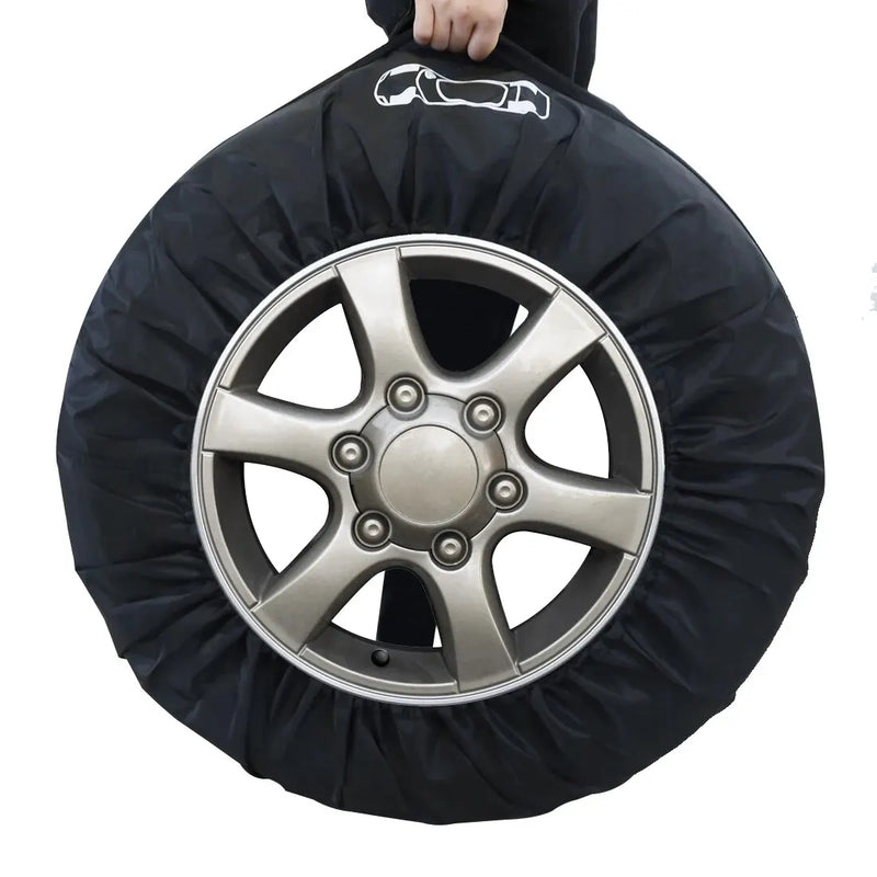 Housses de pneus en polyester 190T ou 210T, lot de 4, 13 à 20 pouces