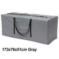 Grand sac de rangement pour coussins de jardin, couettes et sapin de Noël, Oxford imperméable