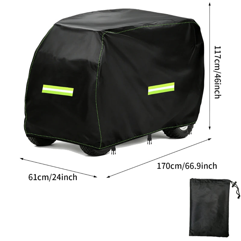 Housse de protection pour scooter de mobilité, Oxford 210D imperméable, 4 tailles