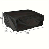 Housse plancha pour Blackstone 22 pouces avec couvercle, noire, 57 x 48 x 23 cm