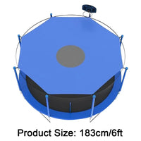 Toit de trampoline pare-soleil hexagonal en Oxford imperméable anti-UV, 183, 244 ou 305 cm