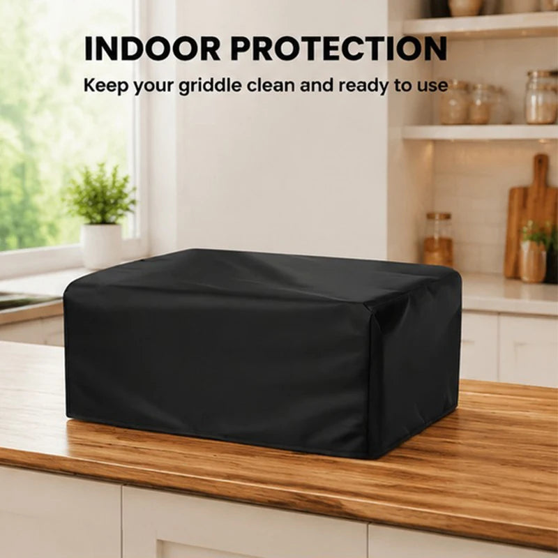 Housse plancha de table en Oxford noir imperméable avec cordon, 61 x 55 x 42 cm