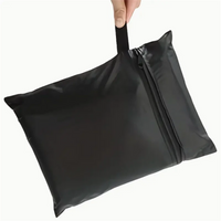 Housse barbecue à gaz noire imperméable en polyester, 77 x 67 x 110 cm