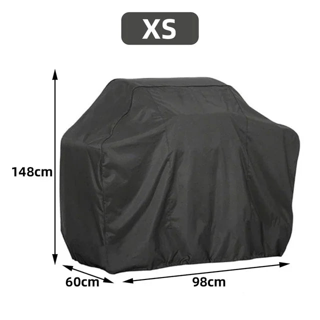 Housse de barbecue robuste anti-pluie et anti-UV en Oxford 190T, 7 tailles de XXS à XL