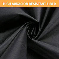 Housse de hamac sur support imperméable et anti-UV, noire, 285 x 80 x 17 cm