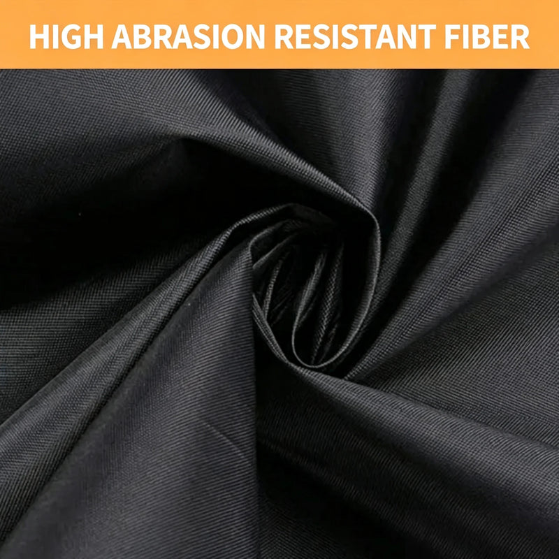 Housse de hamac sur support imperméable et anti-UV, noire, 285 x 80 x 17 cm