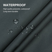 Voile d'ombrage imperméable anti-UV en polyester 160 g/m², triangle, carré ou rectangle