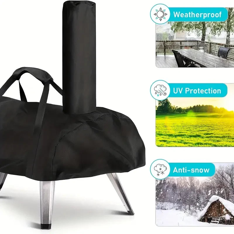 Housse four à pizza pour Ooni Karu 12 et 16, Oxford imperméable, avec ou sans cheminée