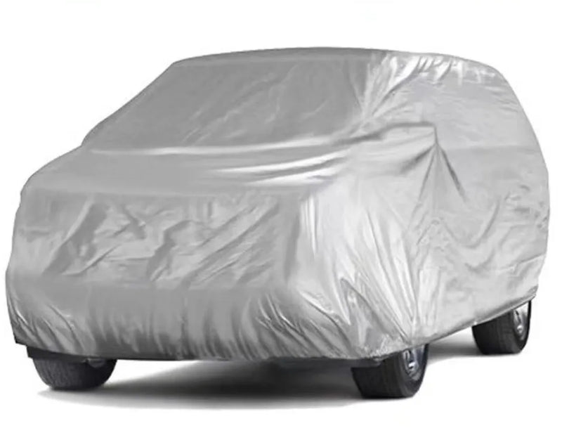 Housse voiture intégrale PEVA argentée imperméable et anti-UV, 5 tailles de 4 à 5,80 m
