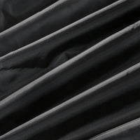 Housse de tennis de table pliée, noire, anti-UV et coupe-vent, 165 x 70 x 185 cm