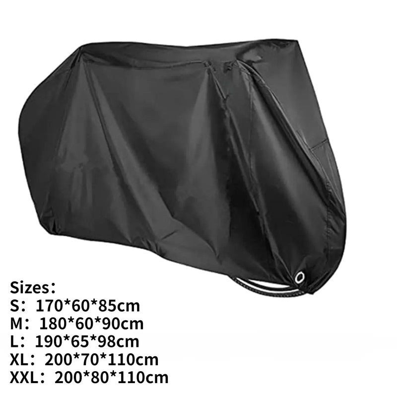 Housse de vélo en polyester 190T anti-UV et anti-pluie, 5 tailles de 170 à 200 cm