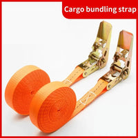 Sangle d'arrimage à cliquet en polyester 25 mm avec boucle métallique, 3 m ou 6 m