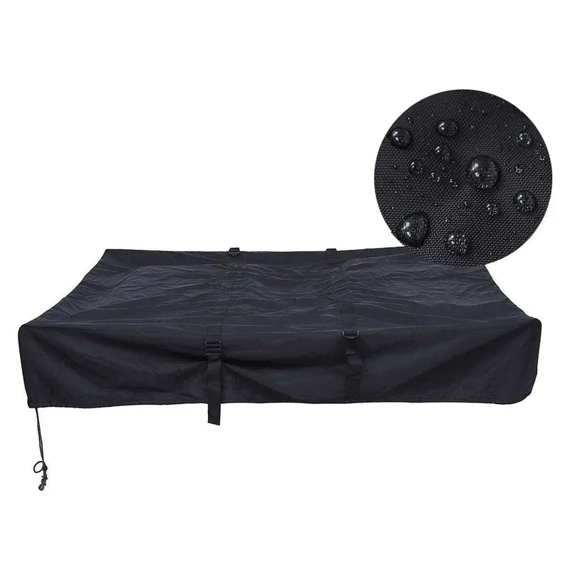 Housse pour tente de toit en Oxford 420D noir, étanche, 143 x 120 x 28 cm