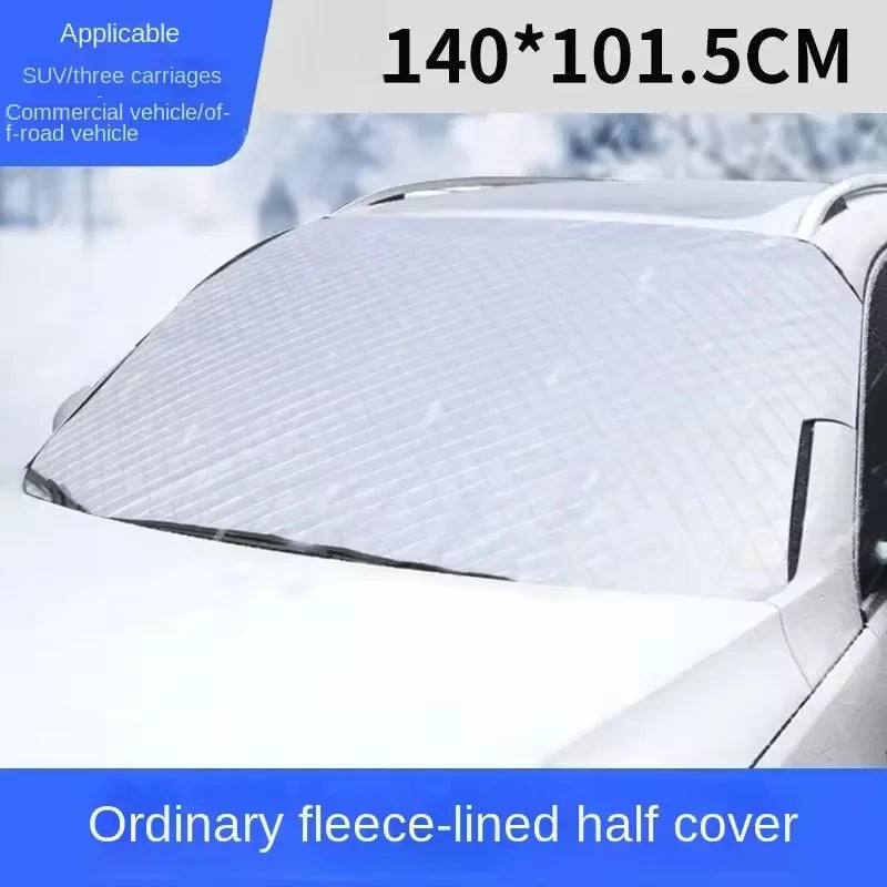 Protection pare-brise voiture givre et neige, imperméable, 2 tailles avec ou sans aimants