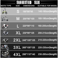 Housse moto pour Honda CRF1100L Africa Twin, Oxford noir ou argent, imperméable, anti-UV, tailles S à 4XL