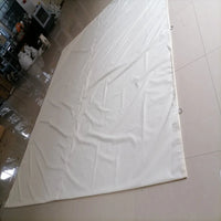 Voile d'ombrage grande taille 160 g/m², bords incurvés, 95 % d'ombrage pour patio