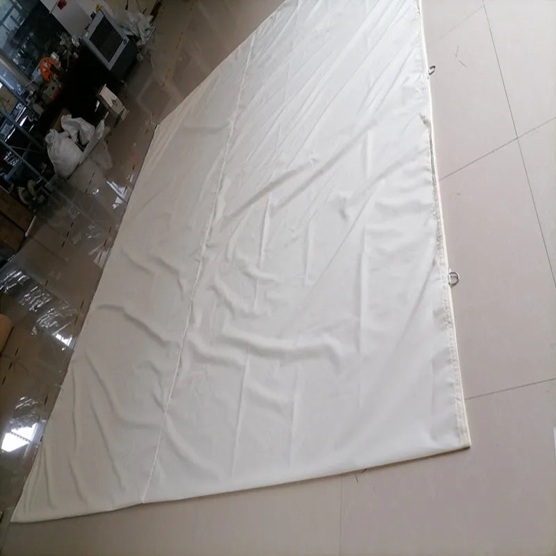 Voile d'ombrage grande taille 160 g/m², bords incurvés, 95 % d'ombrage pour patio