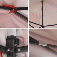 Toit de tonnelle pliante en Oxford 420D imperméable, rouge ou bleu, 3 tailles