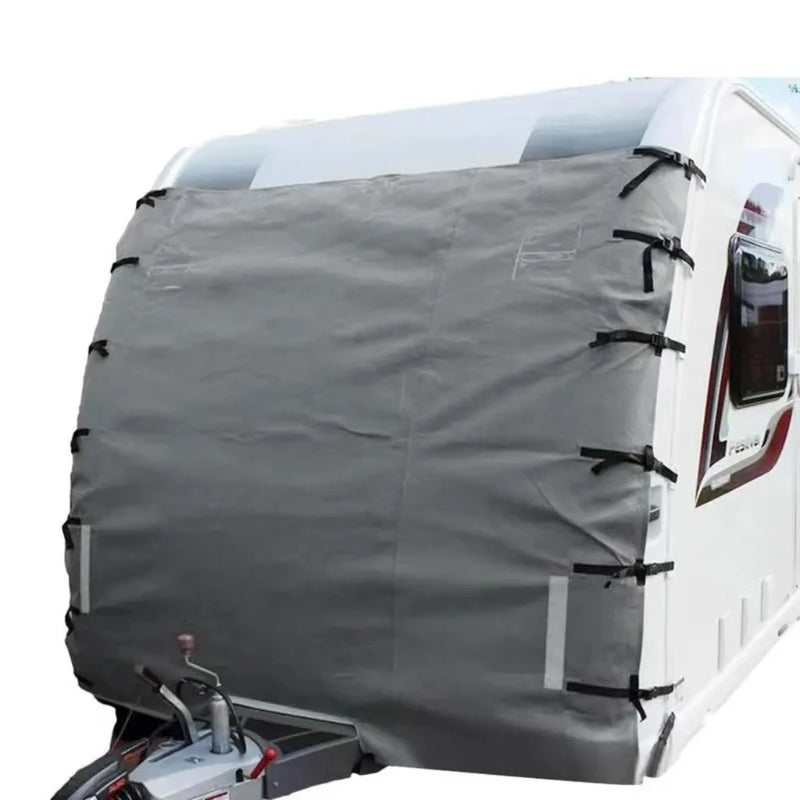 Housse avant de remorquage pour caravane, Oxford 210D imperméable et anti-UV, 220 x 175 cm