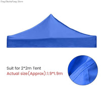 Toile de remplacement pour tonnelle pliante, rouge ou bleu, 2x2 à 3x4,5 m, structure non incluse
