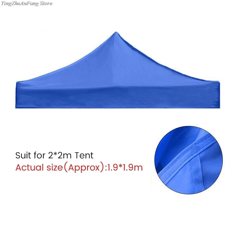 Toile de remplacement pour tonnelle pliante, rouge ou bleu, 2x2 à 3x4,5 m, structure non incluse