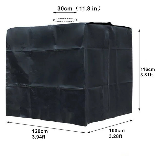 Housse cuve IBC 1000 L Oxford, avec ou sans zip, 120 x 100 x 116 cm