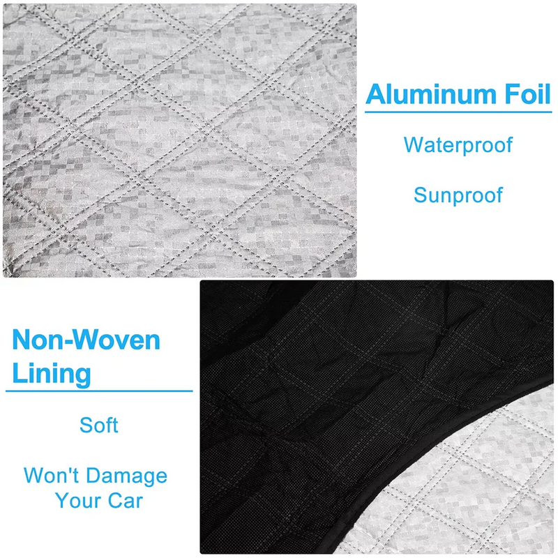 Pare-soleil thermique extérieur multicouche argenté pour camping-car Fiat Ducato, Peugeot Boxer, Citroën Relay