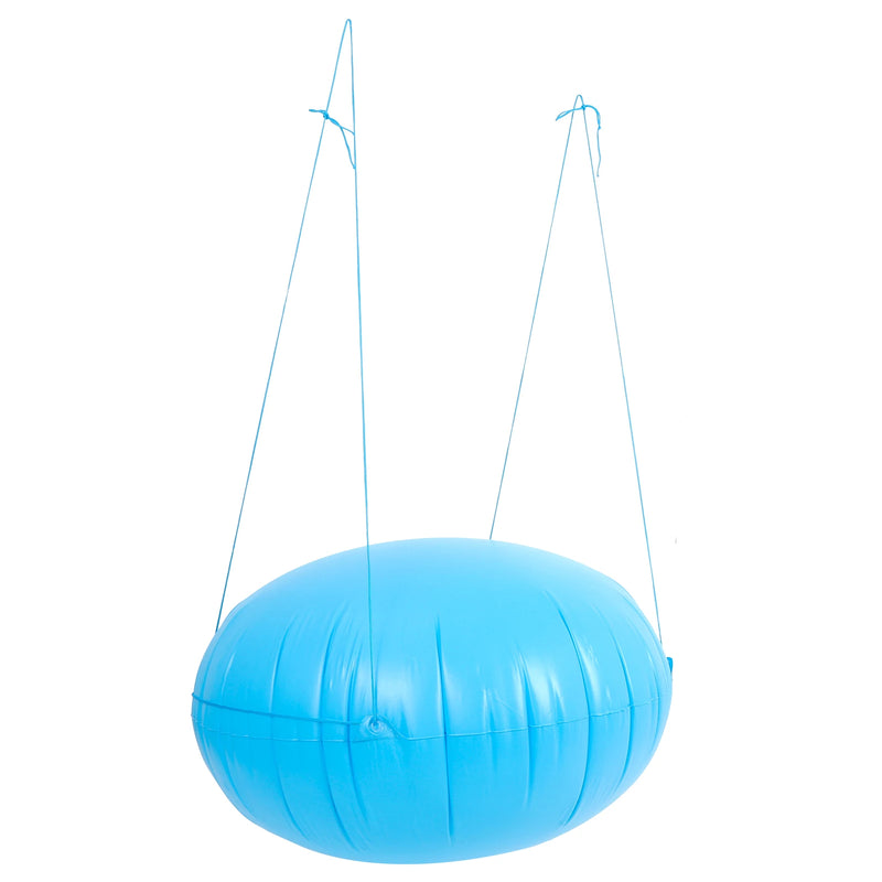 Coussin d'hivernage rond gonflable pour piscine hors sol, PVC bleu ciel, 120 x 120 cm