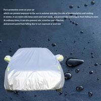 Housse voiture pour Kia K5, Oxford argentée, imperméable, anti-poussière, bandes réfléchissantes