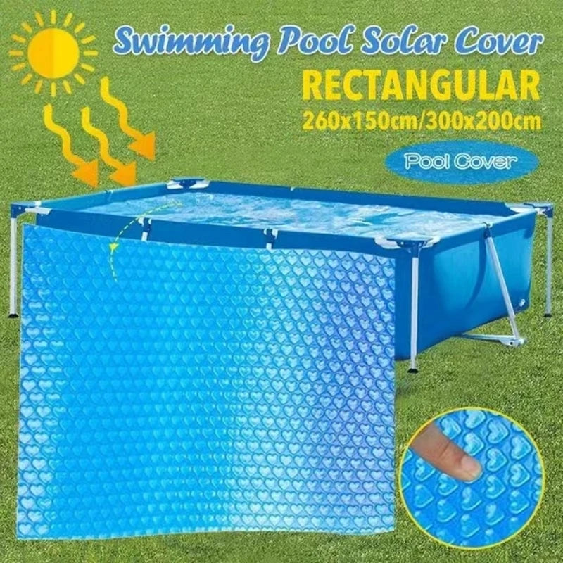 Bâche à bulles solaire piscine hors sol, rectangulaire 3x2 m ou ronde 2,4 et 3 m