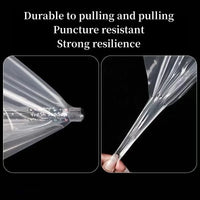 Bâche transparente anti-déchirure pour patio, jardin et poulailler, 4 tailles de 2 x 2 à 3 x 4 m