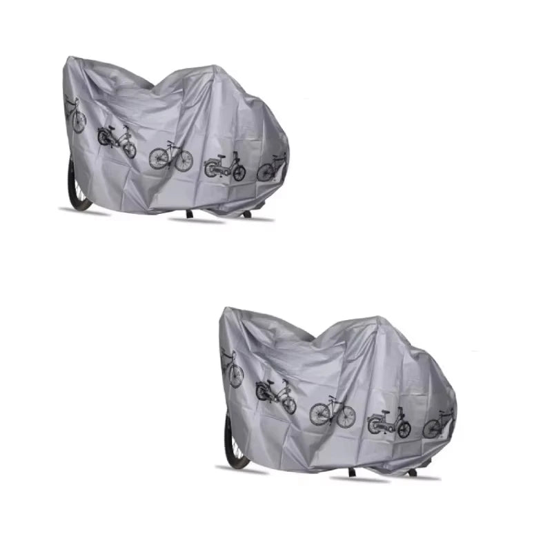 Housse de vélo imperméable et anti-poussière, intérieur et extérieur, grise ou noire