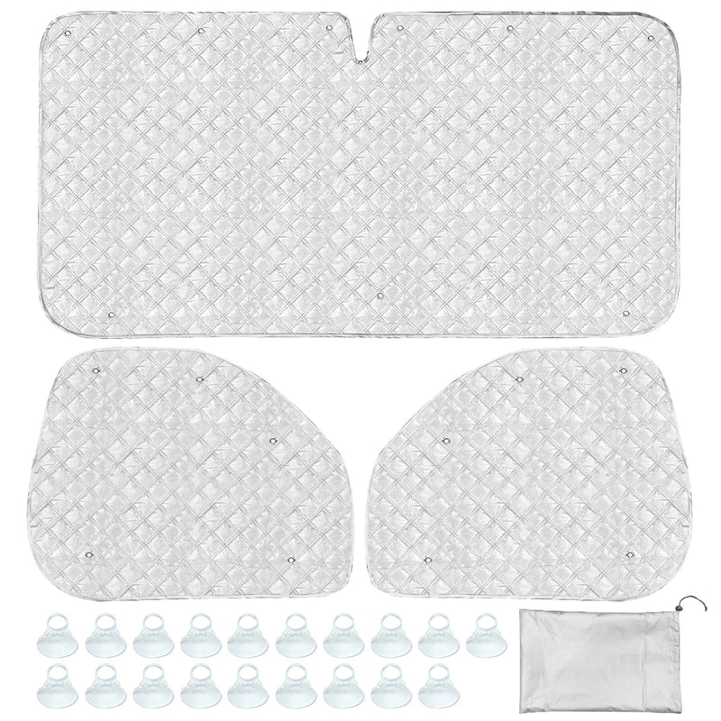 Pare-soleil intérieur thermique 7 couches à ventouses pour Fiat Ducato 2006-2022, Peugeot Boxer, Citroën Relay