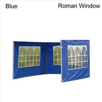 Paroi latérale de tonnelle 3 x 3 m Oxford 210D imperméable, avec fenêtres, structure non incluse
