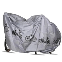 Housse de vélo et moto imperméable en PEVA imprimé vélos, gris ou noir, 200 x 105 cm