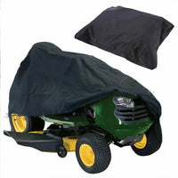 Housse tracteur tondeuse autoportée imperméable en Oxford noir, anti-UV et anti-poussière