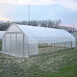 Bâche plastique transparente pour serre, film polyéthylène 0,04 mm, 2x6 m ou 2x10 m