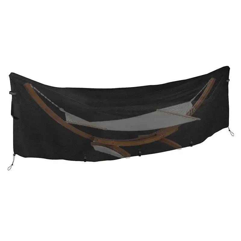 Housse de hamac sur support en Oxford 420D imperméable, anti-UV, 380 cm, avec sangles coupe-vent