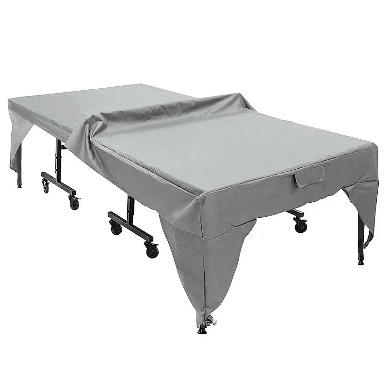Housse table de ping-pong ouverte, polyester imperméable, 3 coloris, 280 x 153 x 73 cm