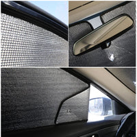Pare-soleil voiture pour Nissan Qashqai J11 Tekna 2014-2021, à ventouses, aluminium double face