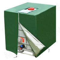 Couverture cuve IBC 1000 L, avec ou sans fermeture éclair, 120 x 100 x 116 cm