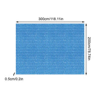 Bâche à bulles piscine rectangulaire, 3 tailles de 220 x 150 à 300 x 200 cm