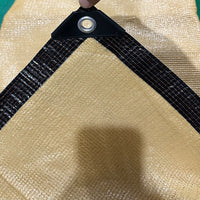 Filet d'ombrage 12 broches anti-UV à œillets, 85 à 90 % d'ombre, 5 coloris, 16 tailles