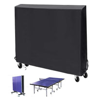 Housse table de ping-pong repliée sur roulettes, Oxford imperméable, 165 x 70 x 185 cm