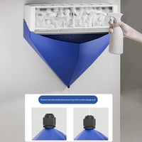 Bâche de nettoyage climatiseur mural en PEVA bleu avec tuyau d'évacuation, 5 modèles
