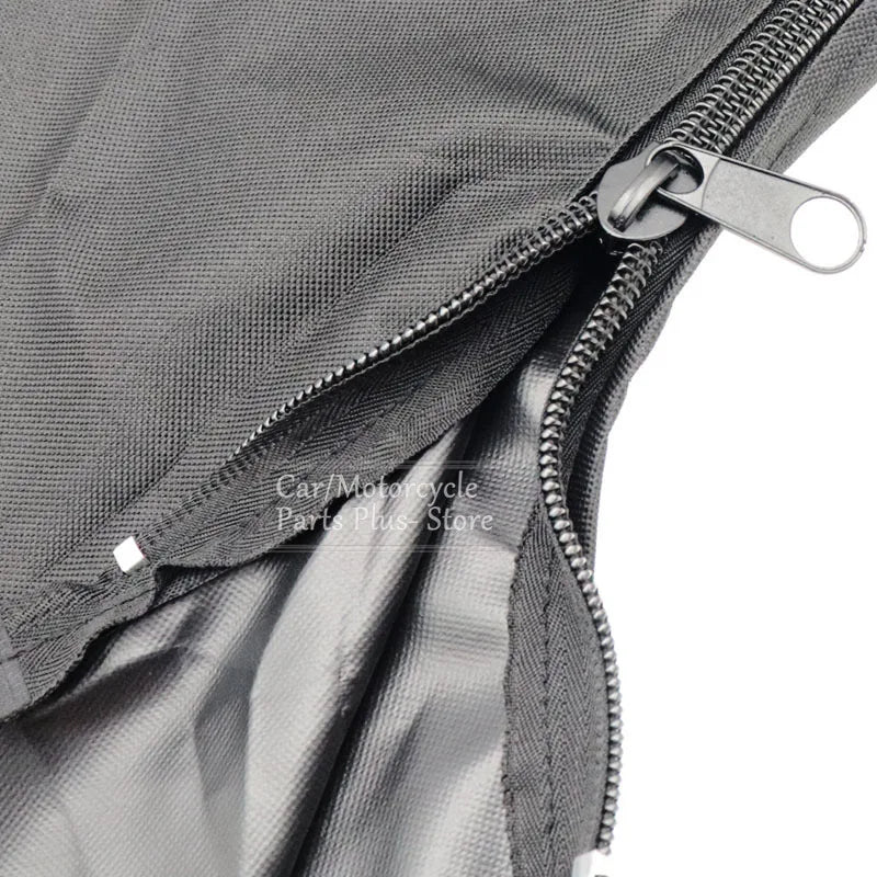 Housse de rangement de bimini noire 600D, 3 ou 4 arceaux, avec fermeture éclair