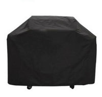 Housse de barbecue extérieur imperméable en polyester noir, 7 tailles du rond au grand chariot