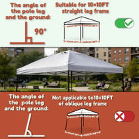 Toit de remplacement pour tonnelle pliante 3 x 3 m, Oxford imperméable, 6 coloris