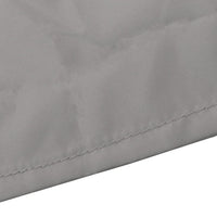 Toile de remplacement pour tonnelle 2,5x2,5 m, double toit ventilé, polyester 180 g/m², gris ou bleu